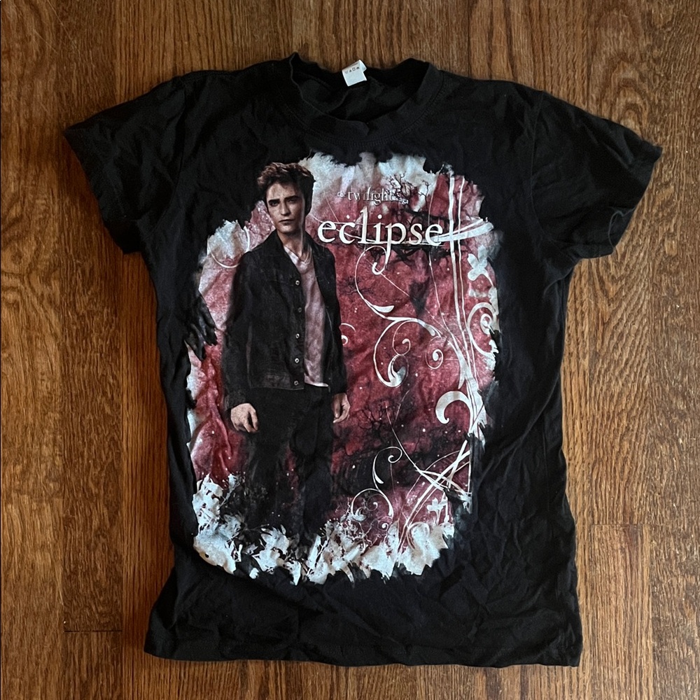 Eclipse Black and Red Graphic Tee